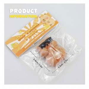 Los Más Vendidos: Paquete de Juguetes Sensoriales Antiestrés de Capibara, Mochi Elástico, Taba Transparente, Colección de Juguetes Blandos, Los Mejores Juguetes para Apretar - Product Image 3