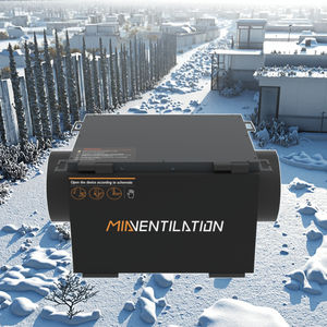 Sistema de ventilación <span class=keywords><strong>MIA</strong></span> 150mm ERV/HRV/MVHR/AHU HVAC para lugares <span class=keywords><strong>muy</strong></span> fríos con tanque de calefacción eléctrica PTC - Product Image 1