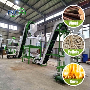 Ngành công nghiệp 1-10 t/h SINH KHỐI chìa khóa trao tay giấy thải tái chế gỗ pelletizing nhà máy để bán - Product Image 1