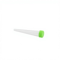 Tube de stockage en plastique résistant aux enfants de 98 mm et 120 mm, fermeture par poussée et rotation, solution d'emballage personnalisée avec logo couleur