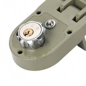 जस्ता मिश्र धातु उच्च गुणवत्ता वाले बाघ दरवाजा रिम लॉक सुरक्षा स्लाइडिंग दरवाजा - Product Image 3