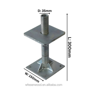 Thép xoay điều chỉnh san lấp mặt bằng pad cho Container vận chuyển scaffoldprop bộ phận container - Product Image 3