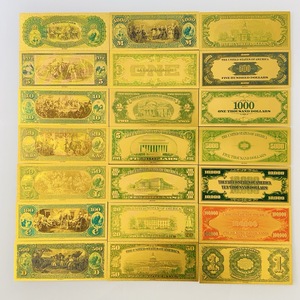 ธนบัตรโพลีเมอร์หุ้มธนบัตรแผ่นฟอยล์สีทอง<span class=keywords><strong>100</strong></span>เหรียญตามสั่ง - Product Image 6