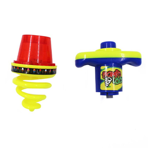 Jouet <span class=keywords><strong>toupie</strong></span> lumineuse pour enfants avec <span class=keywords><strong>action</strong></span> rebondissante et tireur rapide, jeu de gyroscope classique pour le plaisir familial en intérieur - Product Image 3