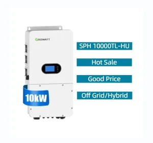 SPH 10000TL-HU Growatt low voltage 10kw PV hybrid off grid inverter support diesel and gas generator