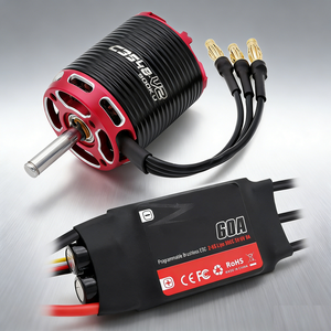Motor sin escobillas de rotor externo serie 35 V2 con ESC, BEC de 5V 8A, compatible con 2-6S, kit de motor para drones FPV y aviones de ala fija - Product Image 6