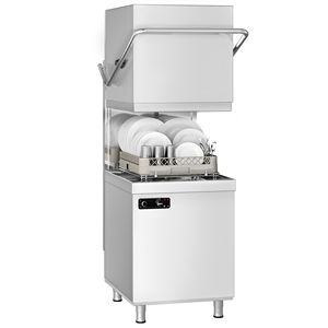 GGM Gastro Pass-Through <b>Dishwasher</b> - Manual - 6.52 kW - with <b>detergent</b>, rinse aid & drain pump - Product Image 2