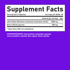 ODM OEM Capsules de Crinière de Lion de Bonne Qualité, Complément Alimentaire Favorisant la Fonction Cognitive et Soutenant la Santé Immunitaire pour Adultes - Product Image 2