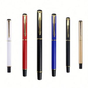 Stylos promotionnels gravés de haute qualité, en métal, avec logo personnalisé, pour cadeaux publicitaires, vente en gros - Product Image 1