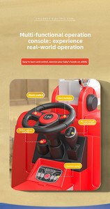 <span class=keywords><strong>Camion</strong></span> de pompiers électrique en plastique pour enfants - Jouet d'ingénierie télécommandé rechargeable pour garçons et filles, parfait pour les moments parent-enfant - Product Image 6