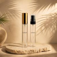 Descuento en Botellas de Perfume de 2ml, 3ml, 5ml y 10ml, Botellas de Vidrio con Logotipo Impreso, Atomizador de Perfume de Viaje Recargable, Muestra Gratis