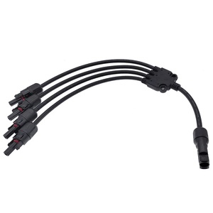 Conectores Solares 10AWG en Forma de Y, 1 Macho a 4 Hembras, Cable Precableado <span class=keywords><strong>M</strong></span>/FFF y F/<span class=keywords><strong>MMM</strong></span> IP67, Cables de Extensión para Paneles Solares - Product Image 3
