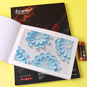 Giorgione Bloc de papier artistique A4 30 feuilles 200 g/m² de haute qualité pour pastel à l'huile noir, carnet de croquis pour étudiants, papier de peinture en gros - Product Image 3