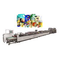 Machine de fabrication et d'emballage de sachets à bec verseur entièrement automatique Youmai avec contrôle PLC pour matériaux plastiques et papier