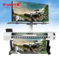 Impresora de tinta UV de 1,8 m para plotter de rollo a rollo de gran formato cabezal de impresión automático XP600 XC90 para impresión publicitaria