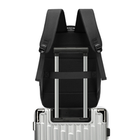 Mochila de Lujo para Hombre, Duradera, de EVA, Antirrobo, Informal, con Puerto USB, Grande, con Cierre, Impermeable, Ligera, para Viajes, Negocios, Portátil