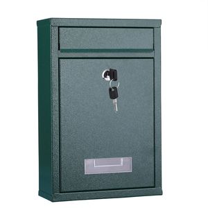 Buzón <span class=keywords><strong>de</strong></span> montaje en pared para <span class=keywords><strong>exteriores</strong></span>, cerradura impermeable <span class=keywords><strong>de</strong></span> Material metálico con llaves, <span class=keywords><strong>buzones</strong></span> <span class=keywords><strong>de</strong></span> cartas <span class=keywords><strong>de</strong></span> seguridad - Product Image 3