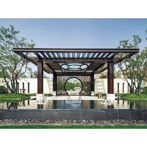 Aluminum elegante Garden Pavilion Gazebo com Rust-Resistant Weather Características para espaços ao ar livre em Hotéis Parques Casas - Product Image 3