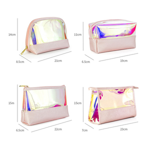 Sacs à <span class=keywords><strong>maquillage</strong></span>, pochette laser, trousse <span class=keywords><strong>de</strong></span> toilette portable à fermeture éclair, porte-pinceaux <span class=keywords><strong>de</strong></span> <span class=keywords><strong>maquillage</strong></span>, <span class=keywords><strong>organiseur</strong></span> <span class=keywords><strong>de</strong></span> <span class=keywords><strong>maquillage</strong></span>, cosmétique imperméable - Product Image 1