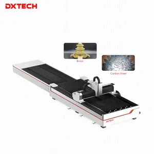 Low price 6000W high efficient double work Platform 1530 Metal Fiber Laser Cutting machine with exchange table
