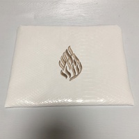 Pochette personnalisée pour Tefillin, Housse de Challah, Pochette brodée pour le Shabbat et Pessa'h, Kippot juives, Kippa de prière zippée en fausse fourrure