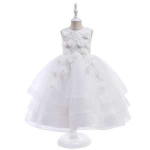 Vestido de verano para niñas, vestidos de princesa con lazo y flores, vestidos de boda para niñas, ropa para fiesta de cumpleaños, disfraz para niños, 2022 - Product Image 5