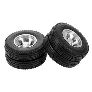 <span class=keywords><strong>Kit</strong></span> de 2 roues arrière <span class=keywords><strong>Tamiya</strong></span> avec moyeu et pneus en caoutchouc pour camions tracteurs, remorques et voitures <span class=keywords><strong>RC</strong></span> 1/14 - Product Image 6