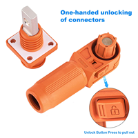 Connecteur étanche IP67 70A-500A 1500V pour borne de batterie, connecteur de stockage d'énergie pour applications d'alimentation ESS, certifié CE