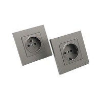 Prise murale industrielle, prise EU, 250V, 1 sortie, haute qualité, prix de gros d'usine pour usage domestique et commercial