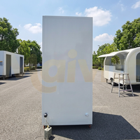 Toilettes préfabriquées modernes pour événements, conteneurs publics, resorts, toilettes portables pour camping, remorques sanitaires mobiles