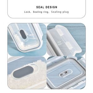 Customizable Large Capacity Rectangular Glass Food Container Airtight Lunch Box for Microwave Use for Food Preservation - Product Image 5