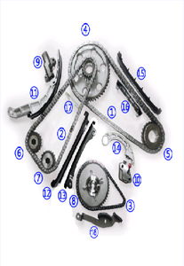 NISSAN Pathfinder Xterra Frontier <span class=keywords><strong>Kit</strong></span> de chaîne de distribution 4.0L VQ40DE Modèles Nouveau Tous les modèles Disponibles 13028-ZK00A 13024-AL50A - Product Image 6