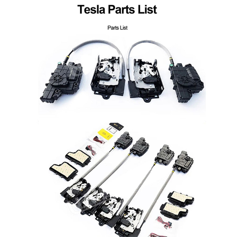 Wholesale Electric Door Handle for Tesla Stainless Steel Interior Kits Position Rear Factory Direct Accessory for Special Cars