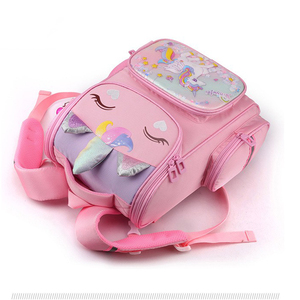 2023 nueva llegada marca local niños niñas mochilas de escuela primaria mochila de dibujos animados para niños <span class=keywords><strong>con</strong></span> banda reflectante - Product Image 4