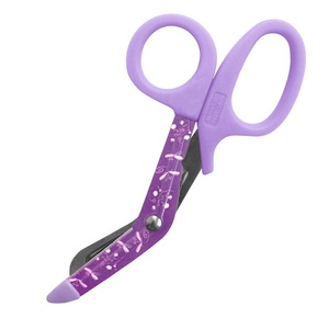 Delta Med Surgical Juego de instrumentos de primeros auxilios de 10 piezas 5,5 \ "Utilidad de acero inoxidable Tijeras Rojas Fuente de alimentación manual - Product Image 3