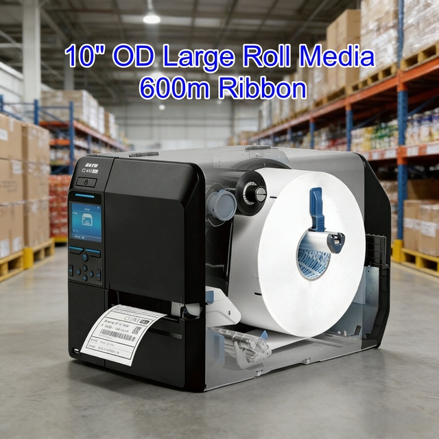 SATO Heavy Duty High Resolution High Speed Industrial Label Thermal Transfer Barcode Printer Electronic Component Labeling Stock