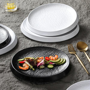 Plato de Servir de Melamina Ecológico, Duradero, No Tóxico, Estilo Minimalista para Restaurante, Comercial, para Barbacoa, <span class=keywords><strong>con</strong></span> Diseño de Piedra - Product Image 1
