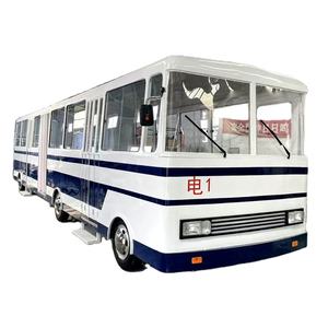 การจำลองแบบย้อนยุครถบัสแบบประกบโลหะภูมิทัศน์รถจำลองอุปกรณ์เสริมสำหรับกิจกรรมกลางแจ้งรถบัสขนาดใหญ่ - Product Image 1