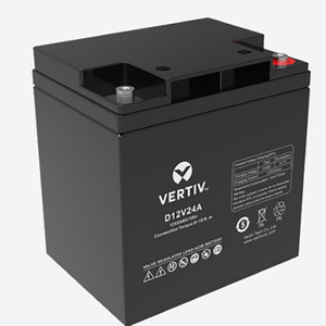 Vertiv D12V24A 12V 24Ah Lead Acid <b>Battery</b> Valve Regulated <b>UPS</b> Power Backup - Product Image 1