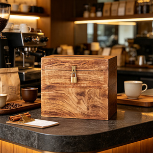 Urna de Madera para Votaciones y Sugerencias con Cerradura y Ranura para Llave, Caja de Recolección de Madera Natural, Venta al por Mayor Directa de Fábrica para Eventos - Product Image 5