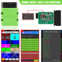 Escáner OBD2 KONNWEI MINI KW902 ELM327 V1.5, Lector de Códigos con Herramienta de Diagnóstico Automotriz para Android/iOS Compatible