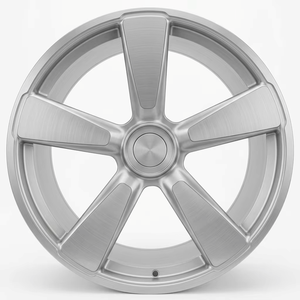 Jantes en aluminium forgé 6061-T6 à 5 branches, finition argent brossé, style rétro classique, 17-21 pouces, pour Porsche 911 930 964, voiture de <span class=keywords><strong>sport</strong></span> vintage - Product Image 1