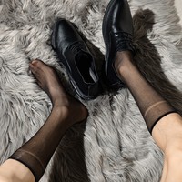 Chaussettes transparentes ultra-fines pour hommes, mi-mollet, antidérapantes avec semelle en silicone, pour tenue formelle, usage quotidien, chaussettes pour hommes