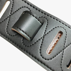 Correa de hombro duradera para instrumentos musicales, correa ajustable de cuero PU para guitarra, cinturón para bajo, accesorio para instrumentos - Product Image 2