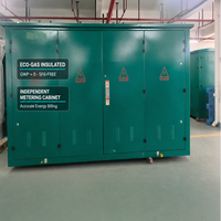 Unité de distribution annulaire isolée au gaz (RMU) sans SF6 12 kV 630 A 2 entrées 2 sorties avec DTU pour l'automatisation intelligente des réseaux électriques, écologique, IP67