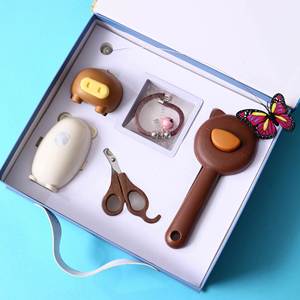 Pet <b>Gift</b> <b>Set</b> Cartoon Washable Lint Roller-Portable Detachable Reusable Personalized Silk Screen Printed Plastic Holiday-Themed - Product Image 3