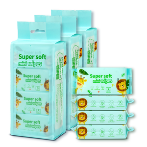 Custom Private Logo Love of Dream Non-Woven Mini Canister Wet <strong>Wipes</strong> Barrel Tissue for <strong>Babies</strong> 80 Count Cleaning - Product Image 6