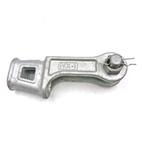 RUIPENG NX-3 Collier de serrage en acier galvanisé pour câble de tension, capacité de charge 143KN, diamètre extérieur 13-14mm (pouces)
