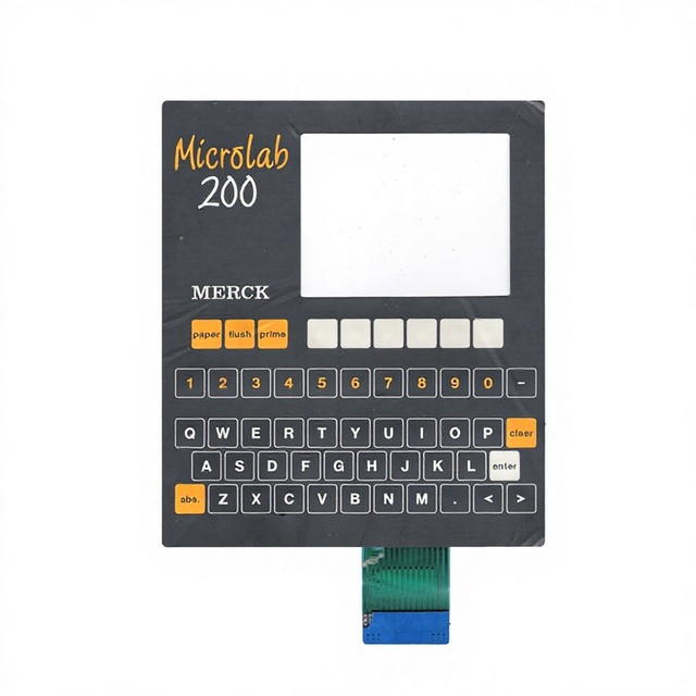 5x4 Matrix 20-Key Waterproof ISO9001:2015 Certified Membrane Switch Control Panel Keypad 100 Million Tactile Cycles PET/PC