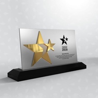 Plaque Métallique Personnalisée YTB Streamer Play Button Award avec Lettrage Gravé en Laiton et Support d'Affichage pour Trophées et Récompenses